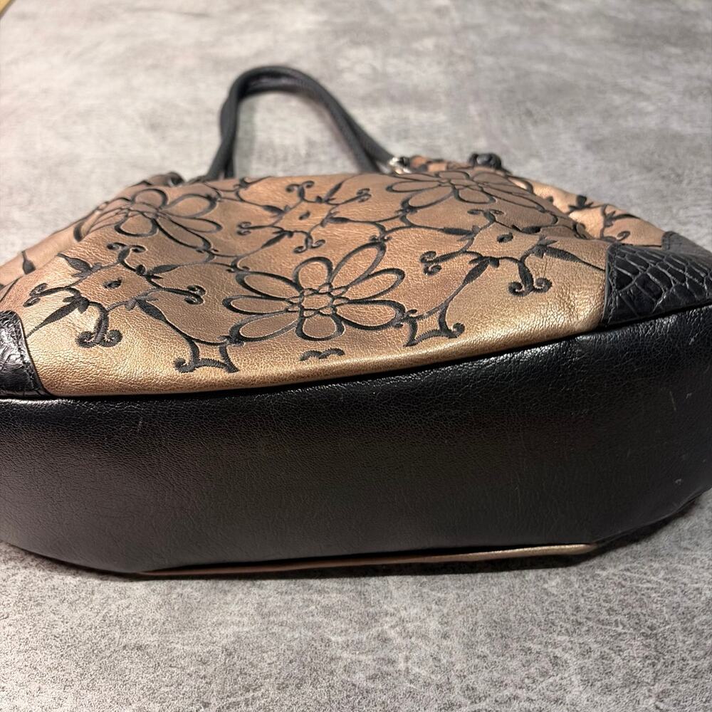 Brighton Bronze Vintage Floral Shoulder Bag - Picture 4 of 7